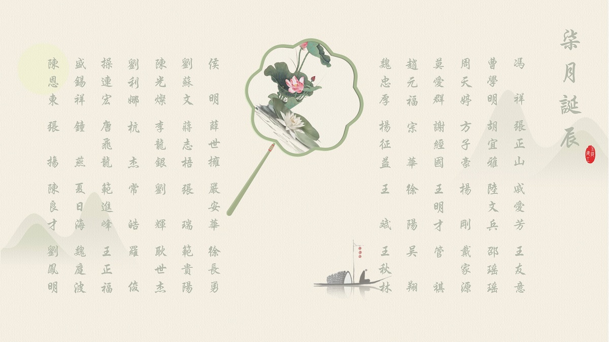 【生日祝?！抗ё?月生日的員工生日快樂！