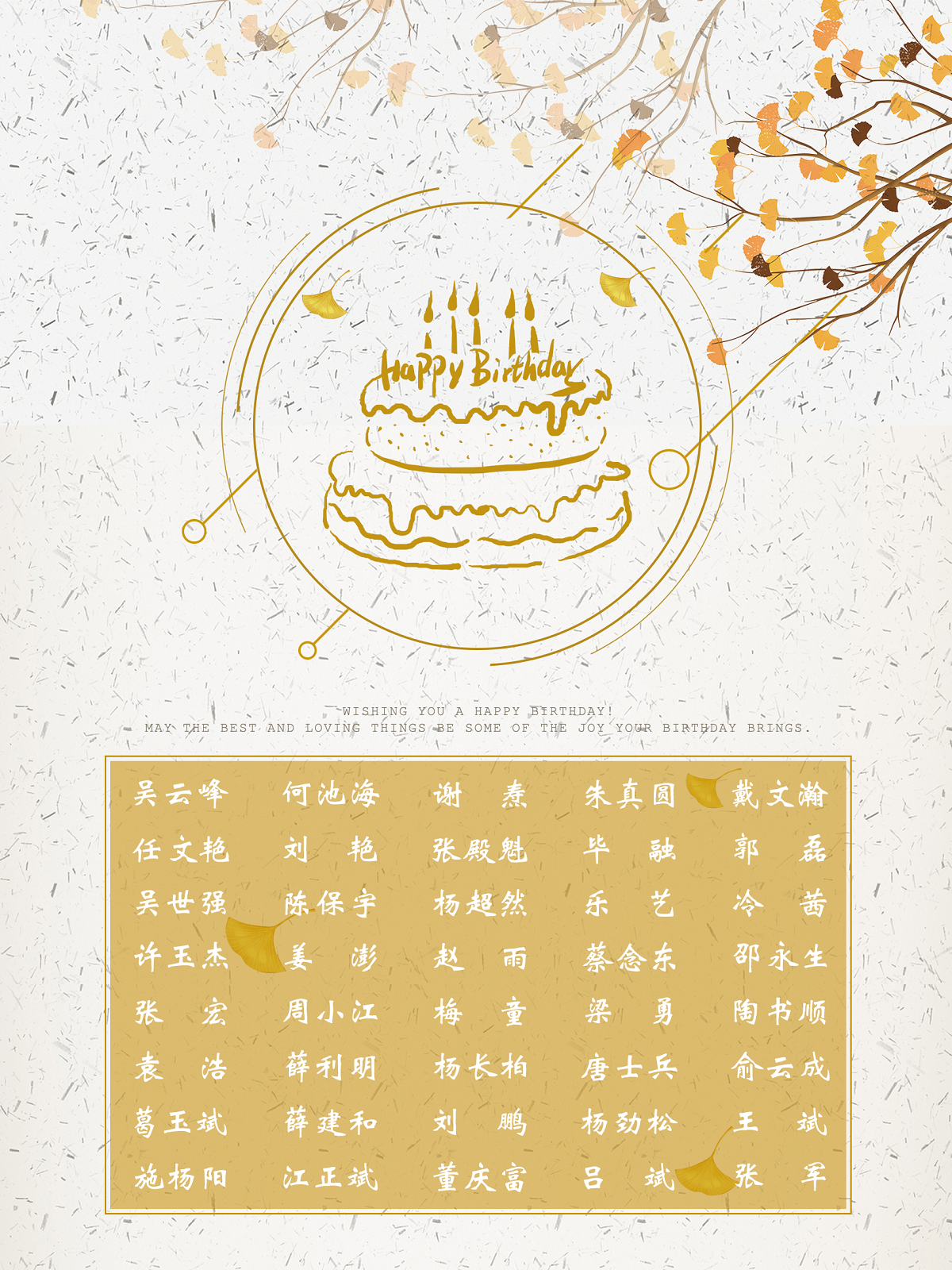 【生日祝福】恭祝9月生日的員工生日快樂！